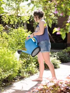 French Blue Watering Can 17 French Blue Watering Can -Garden Sales 06341 1341 tif