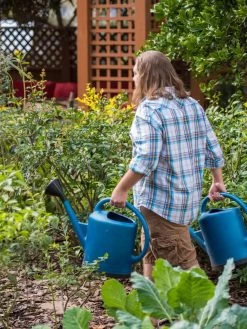 French Blue Watering Can 19 French Blue Watering Can -Garden Sales 06341 1390 tif