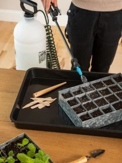 Sprayer Tank With Coil Hose Wand -Garden Sales 3 4 crop 8612969 0144