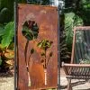 Poppy Corten Steel Screen 2 Poppy Corten Steel Screen -Garden Sales 3 4 crop 8612984 8313 poppy corten steel screen