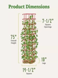 Bean Tower -Garden Sales 8587060 dimensions