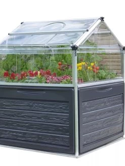 Canopia® By Palram Plant Inn™ Raised Bed Greenhouse, 4' X 4' -Garden Sales 8588308 08V tif