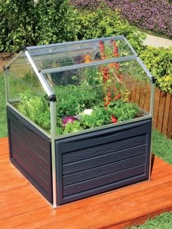 Canopia® By Palram Plant Inn™ Raised Bed Greenhouse, 4' X 4' -Garden Sales 8588308 16V jpg