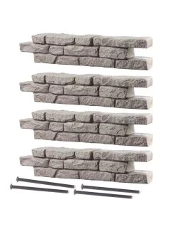 Rock Lock Interlocking Garden System, Straight Sets -Garden Sales 8588324 01V