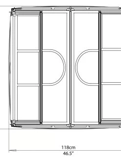 Canopia® By Palram Plant Inn™ Raised Bed Greenhouse, 4' X 4' -Garden Sales 8588803 11V tif