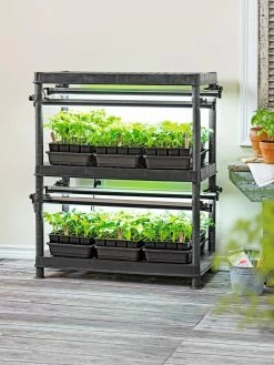Stack-n-Grow Lights - Base Unit -Garden Sales 8590139 001E Stack N Grow 2 Tier Light System tif 1