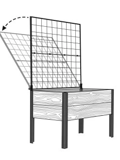 Space-Maker Pivoting Trellis, 4' 9 Space-Maker Pivoting Trellis, 4' -Garden Sales 8590247 001 tif