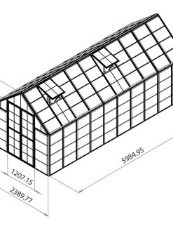 Canopia® By Palram Harmony™ Snap & Grow Greenhouse, 8' -Garden Sales 8591043 11V tif