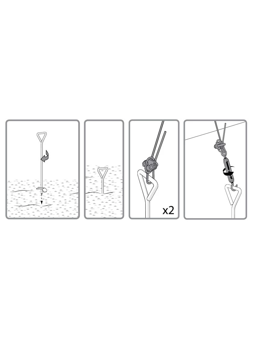 Canopia® By Palram Anchoring Kit For The Palram - Canopia Greenhouses 7 Canopia® By Palram Anchoring Kit For The Palram - Canopia Greenhouses - Image 5