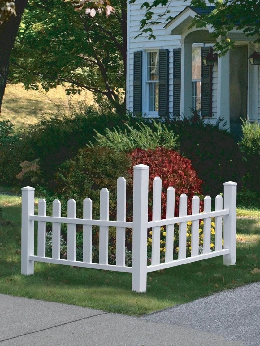 Country Corner Vinyl Picket Fence 3 Country Corner Vinyl Picket Fence