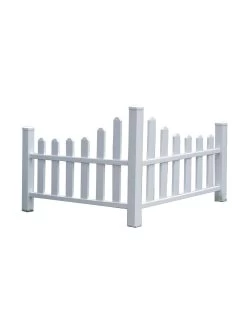Country Corner Vinyl Picket Fence 7 Country Corner Vinyl Picket Fence -Garden Sales 8593637 02v
