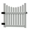 Cottage Vinyl Picket Gate -Garden Sales 8593654 01v cottage vinyl picket gate new england white