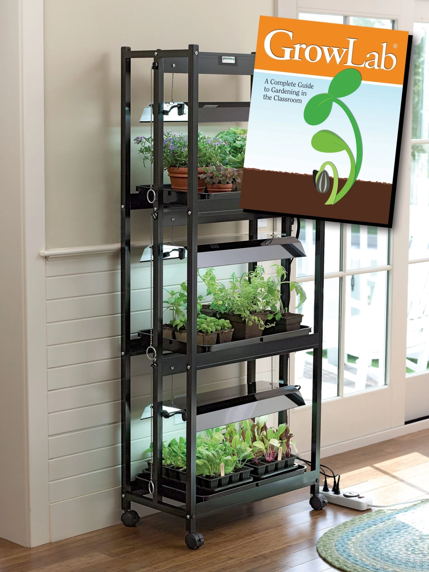 GrowLab® Compact 3-Tier Light Garden With Classroom Guide 3 GrowLab® Compact 3-Tier Light Garden With Classroom Guide