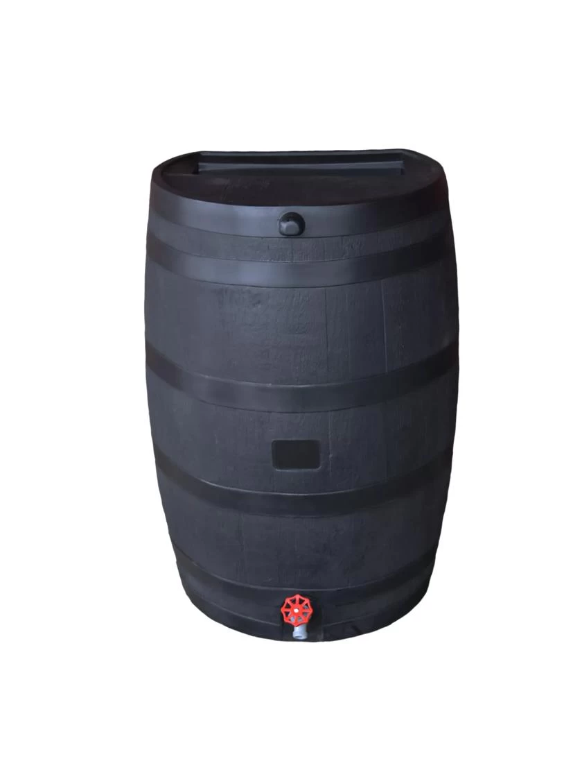 Eco Rain Flat-Back Barrel, 50 Gallon 3 Eco Rain Flat-Back Barrel, 50 Gallon