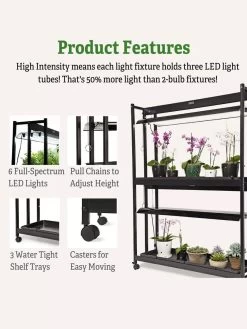 LED SunLite® High Intensity 2-Tier Garden -Garden Sales 8596023 4