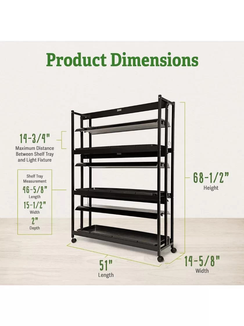 LED SunLite® High Intensity 3-Tier Garden 4 LED SunLite® High Intensity 3-Tier Garden - Image 2