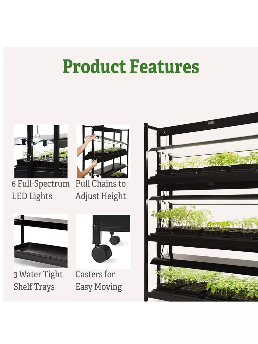 LED SunLite® High Intensity 3-Tier Garden 6 LED SunLite® High Intensity 3-Tier Garden - Image 4