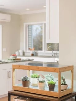 Low Bamboo LED Grow Light Garden -Garden Sales 8597720 9385 tif