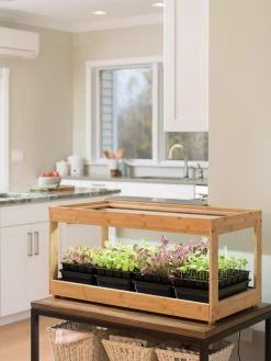 Low Bamboo LED Grow Light Garden -Garden Sales 8597720 9388 tif