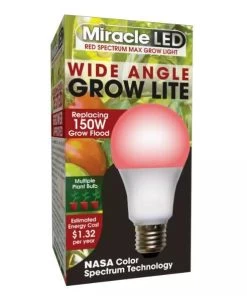 Miracle LED Corded 4-Socket Grow Light Kit With Bulbs, Full Spectrum And Red 9 Miracle LED Corded 4-Socket Grow Light Kit With Bulbs, Full Spectrum And Red -Garden Sales 8599032 03V tif