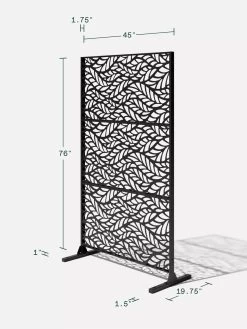 Veradek 3-Panel Privacy Screen Set, Flowleaf -Garden Sales 8599187 13V tif