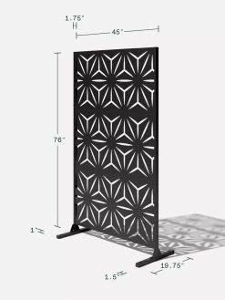 Veradek 3-Panel Privacy Screen Set, Star -Garden Sales 8599205 11V tif