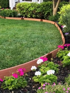 Curved Composite Landscape Edging Kit With 1" Boards 15 Curved Composite Landscape Edging Kit With 1" Boards -Garden Sales 8599404 03V tif