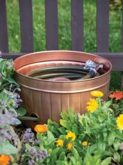 Classic Copper Hose Pot -Garden Sales 8600238 0057