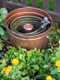 Classic Copper Hose Pot -Garden Sales 8600238 0059