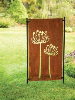 Queen Anne's Lace Corten Steel Screen 8 Queen Anne's Lace Corten Steel Screen -Garden Sales 8609526 00526 tif