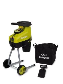 Sun Joe CJ603E 1.7 Inch Cutting Diameter Electric Silent Wood Chipper/Shredder | 15-Amp -Garden Sales 8610486 3875 tif