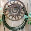 Rustic Sun Wall-Mount Garden Hose Hanger -Garden Sales 8611025 9611 tif