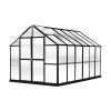 MONT Growers Edition Greenhouse, 8' X 12' -Garden Sales 8611195 mont 12 grower black