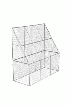 Chicken Wire Flat Back Crop Coop -Garden Sales 8611701 FlatBackCropCoop gif