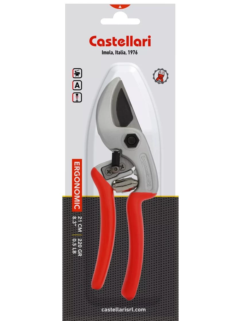 Castellari Ergonomic Anvil Pruner 6 Castellari Ergonomic Anvil Pruner - Image 4