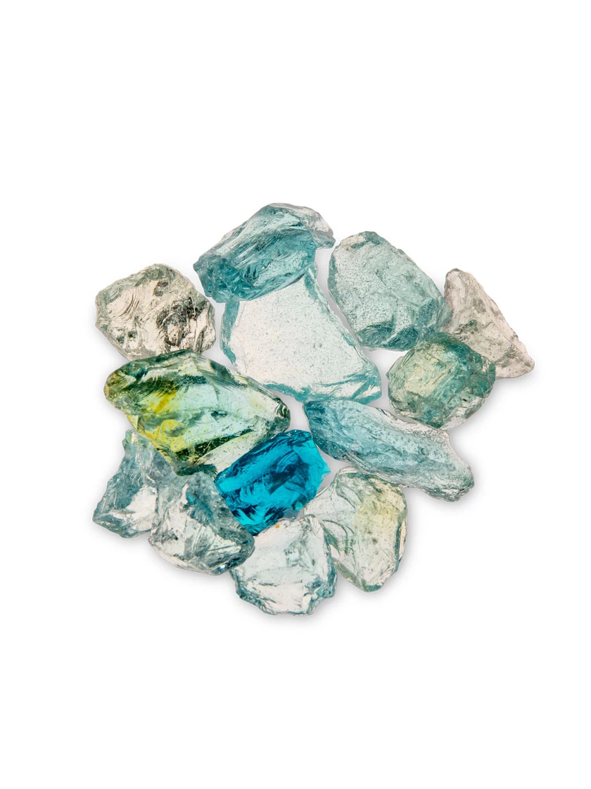 Landscape Glass Chunks Medium 4 Landscape Glass Chunks Medium - Image 2