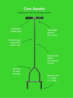 Yard Butler® Lawn Coring Aerator -Garden Sales 8613158 02v