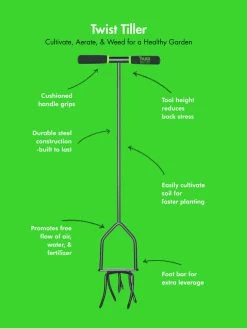 Yard Butler® Twist Tiller -Garden Sales 8613177 02v