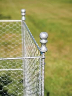 Tall Chicken Wire Critter Fence With Gate 21 Tall Chicken Wire Critter Fence With Gate -Garden Sales 8613260 0082