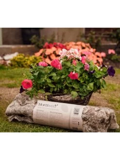 Hortiwool ® Hanging Basket Liner, Set Of 2 -Garden Sales 8613263 16v