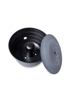 Ribbed Hose Pot With Lid -Garden Sales 8613332 5808