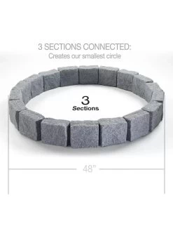 Beuta™ 6-Block Edging Section, 4 Pack -Garden Sales 8614155 04V 3 4