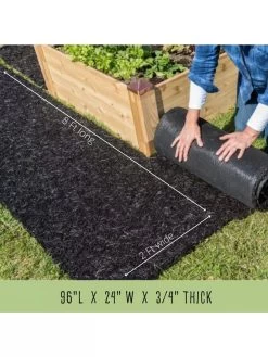 Recycled Rubber Walkway, 2' X 8' 13 Recycled Rubber Walkway, 2' X 8' -Garden Sales Rubber walkway 3